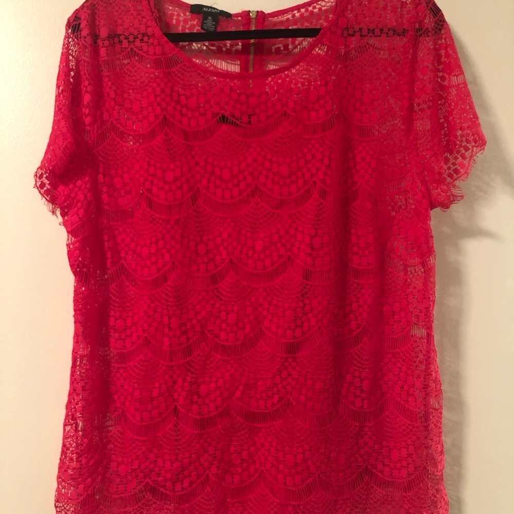Alfani Lace Two-piece Set